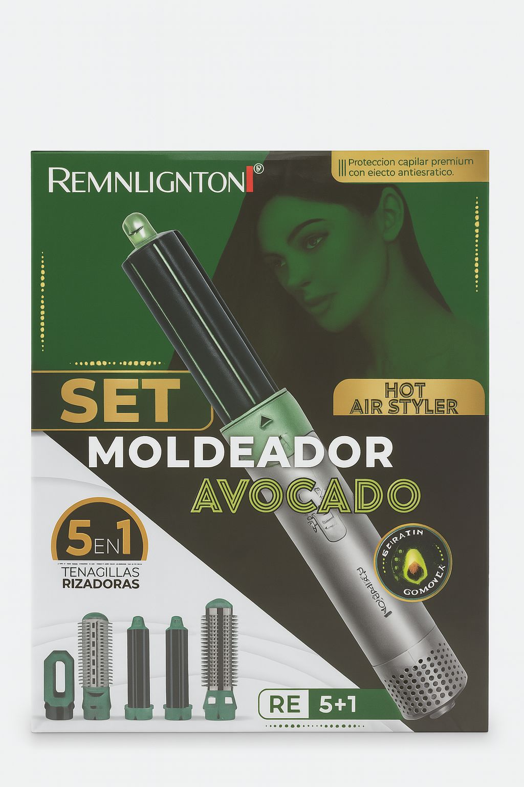SET MOLDEADOR REMNLIGNTON AVOCADO 5 EN 1